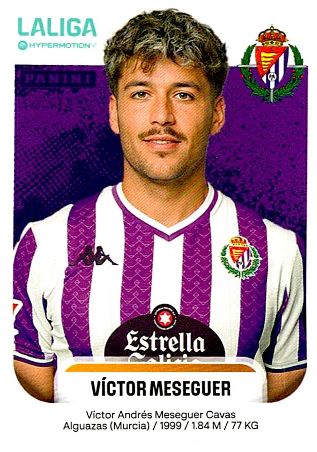 LALIGA HYPERMOTION 2025-26 VICTOR MESEGUER VALLADOLID Nº391