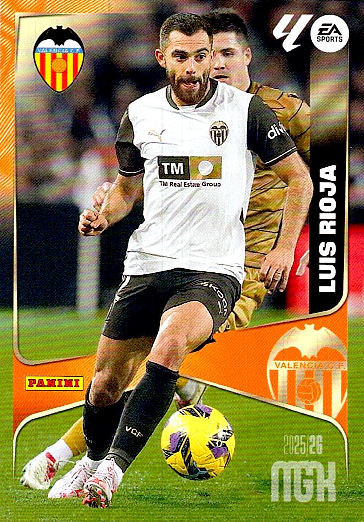 MEGACRACKS 2025/2026 LUIS RIOJA VALENCIA CF Nº356