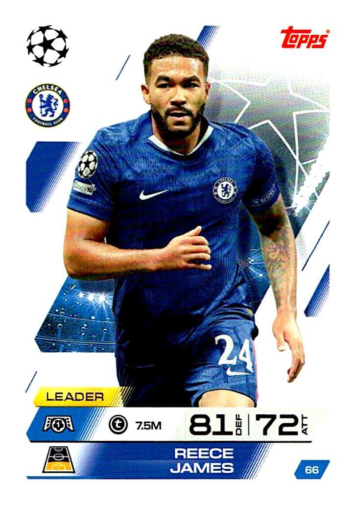 MATCH ATTAX CHAMPIONS LEAGUE 2025/2026 REECE JAMES Nº66