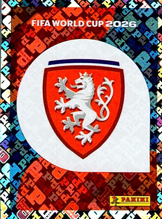 STICKERS FIFA WORLD CUP 2026 ESCUDO NºCZE 1
