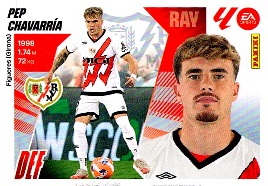 LIGA ESTE 2025/2026 RAYO VALLECANO PEP CHAVARRIA Nº10