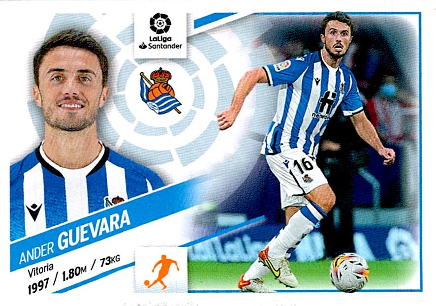 Cromo Liga Este 2022/2023 GUEVARA REAL SOCIEDAD Nº13