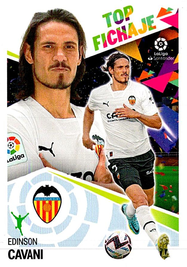 Cromo Liga Este 2022/2023 CAVANI TOP ULTIMO FICHAJE Nº69 CUARTA EDICION