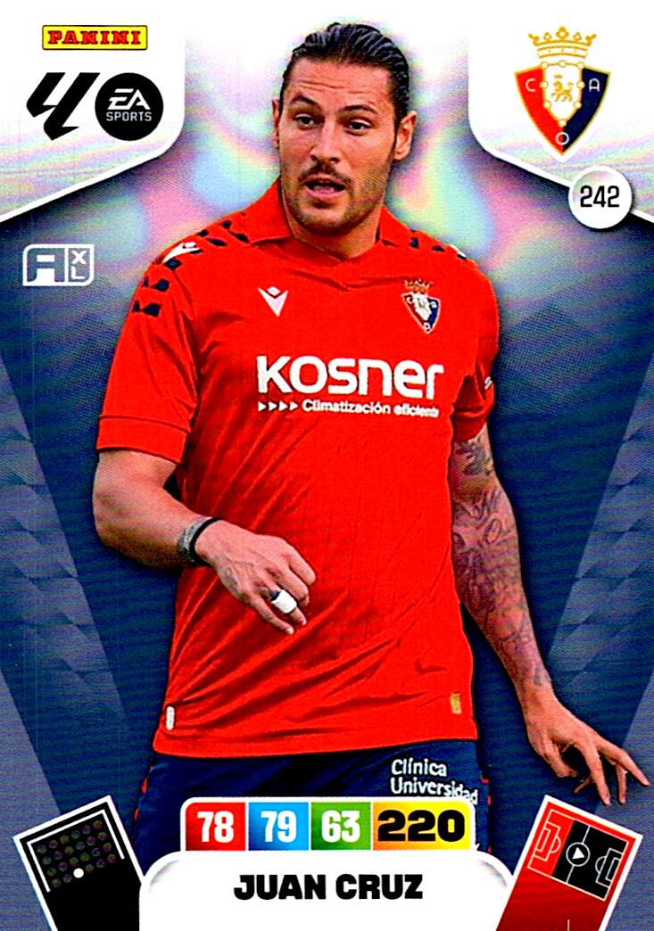 ADRENALYN LA LIGA 2025/2026 JUAN CRUZ CA OSASUNA Nº242