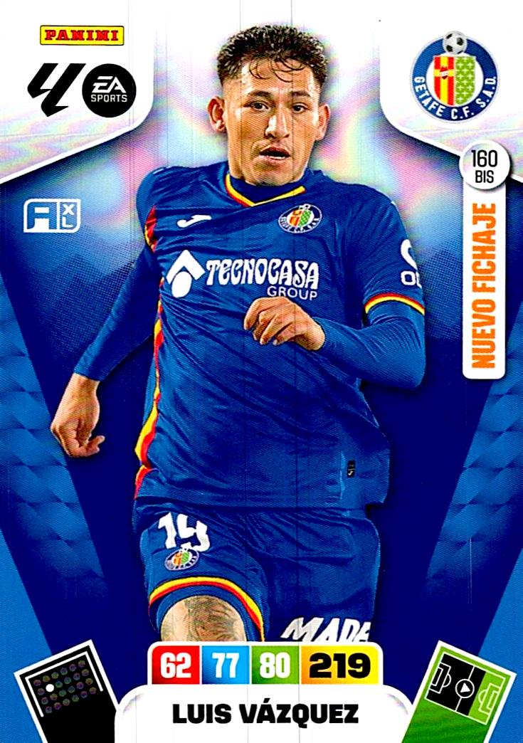 ADRENALYN LA LIGA 2025/2026 LUIS VAZQUEZ NUEVO FICHAJE Nº160 BIS