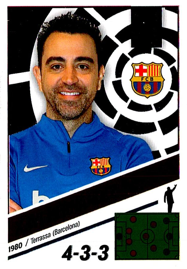 Cromo Liga Este 2022/2023 XAVI HERNANDEZ FC BARCELONA Nº2