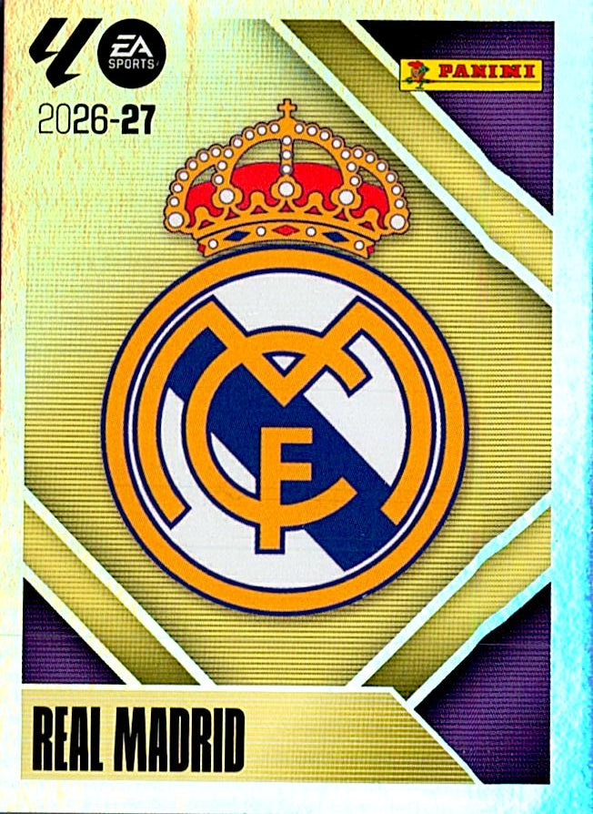 LIGA ESTE 2026/2027  REAL MADRID ESCUDO Nº1