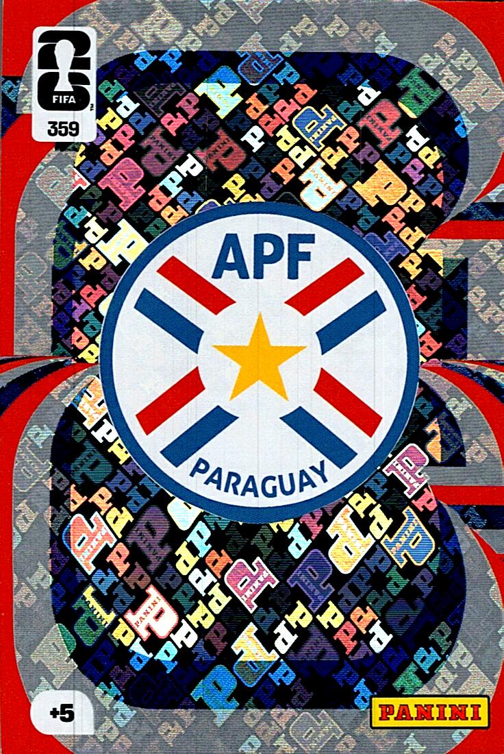 ADRENALYN WORLD CUP 2026 ESCUDO PARAGUAY Nº359