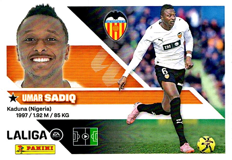 LIGA ESTE 2026/2027  VALENCIA CF SADIQ Nº20A