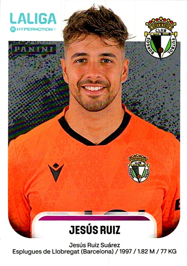 LALIGA HYPERMOTION 2025-26 JESUS RUIZ BURGOS Nº62