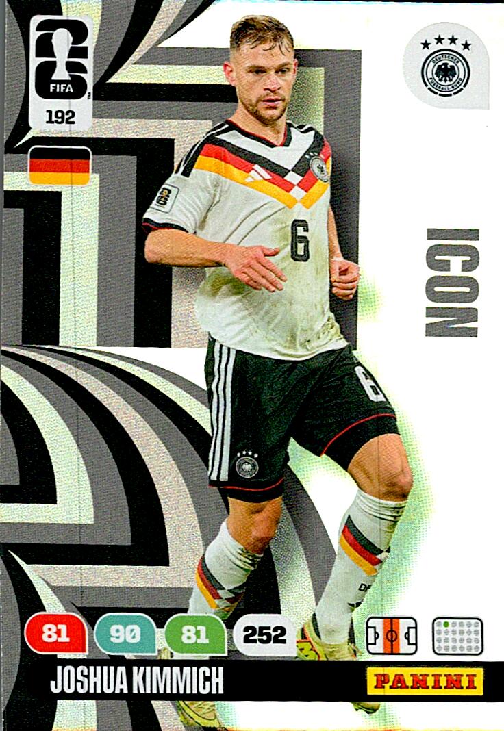ADRENALYN WORLD CUP 2026 JOSHUA KIMMICH GERMANY ICON Nº192