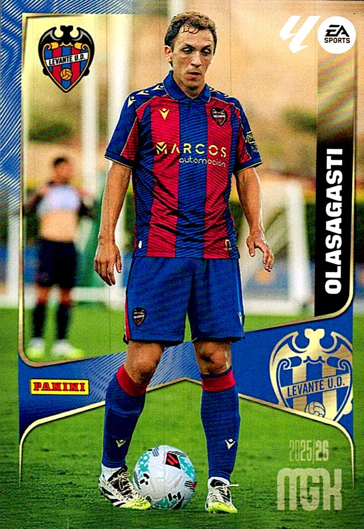 MEGACRACKS 2025/2026 OLASAGASTI LEVANTE UD Nº210 SEGUNDA EDICION