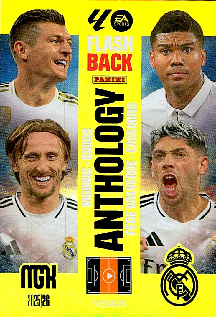 MEGACRACKS 2025/2026 REAL MADRID FLASH BACK ANTHOLOGY Nº428