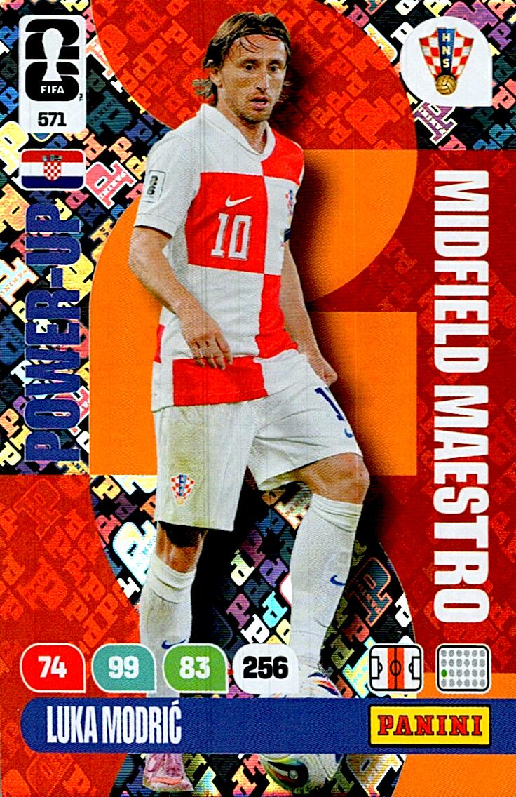 ADRENALYN WORLD CUP 2026 LUKA MODRIC MIDFIELD MAESTRO Nº571
