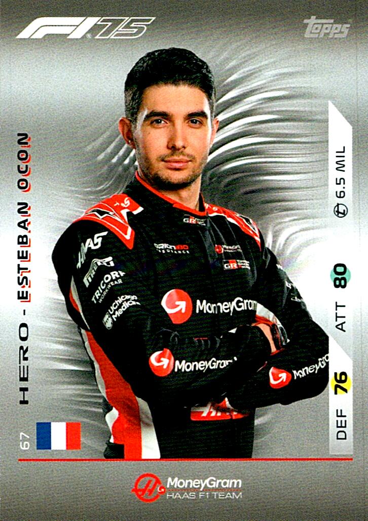 Turbo Attax 2025 ESTEBAN OCON nº67
