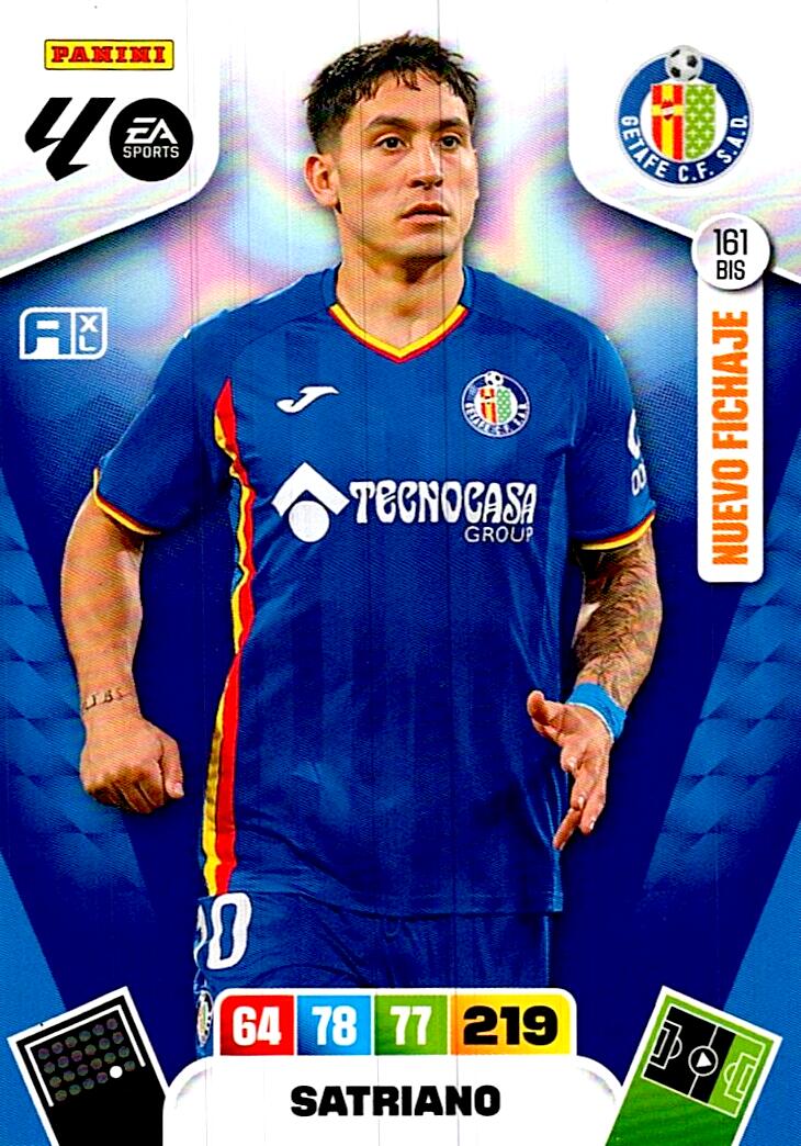 ADRENALYN LA LIGA 2025/2026 SATRIANO NUEVO FICHAJE Nº161 BIS