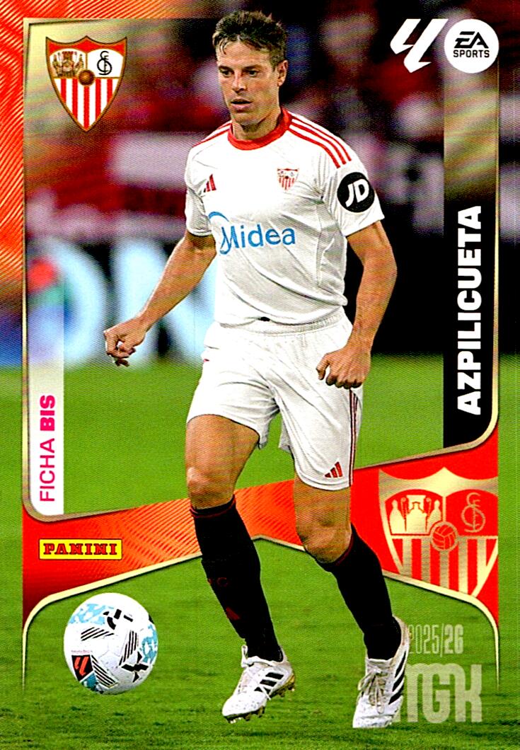 MEGACRACKS 2025/2026 AZPILICUETA SEVILLA FC Nº333BIS TERCERA EDICION