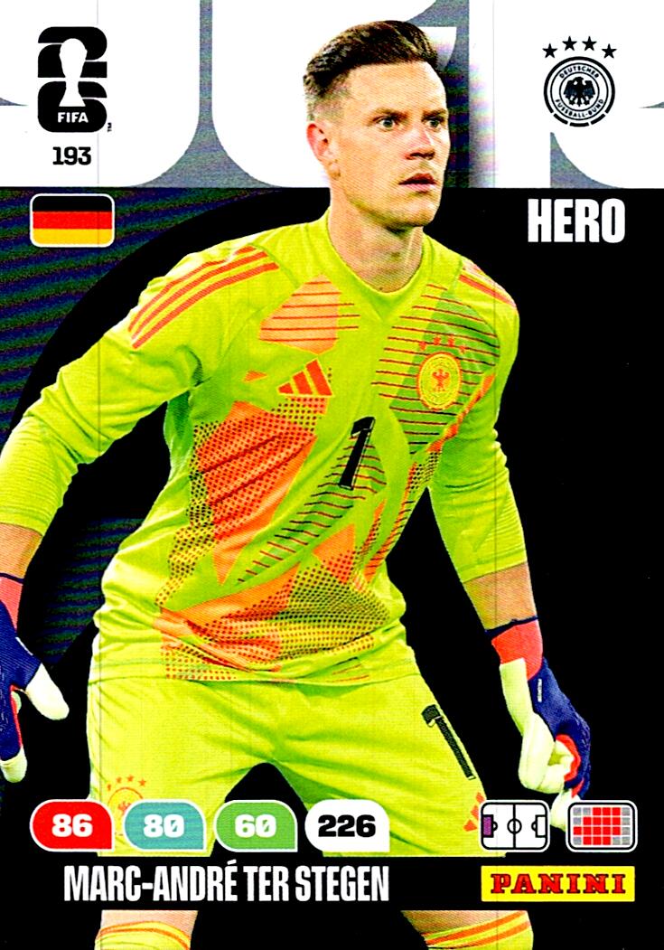 ADRENALYN WORLD CUP 2026 MARC-ANDRE TER STEGEN GERMANY Nº193