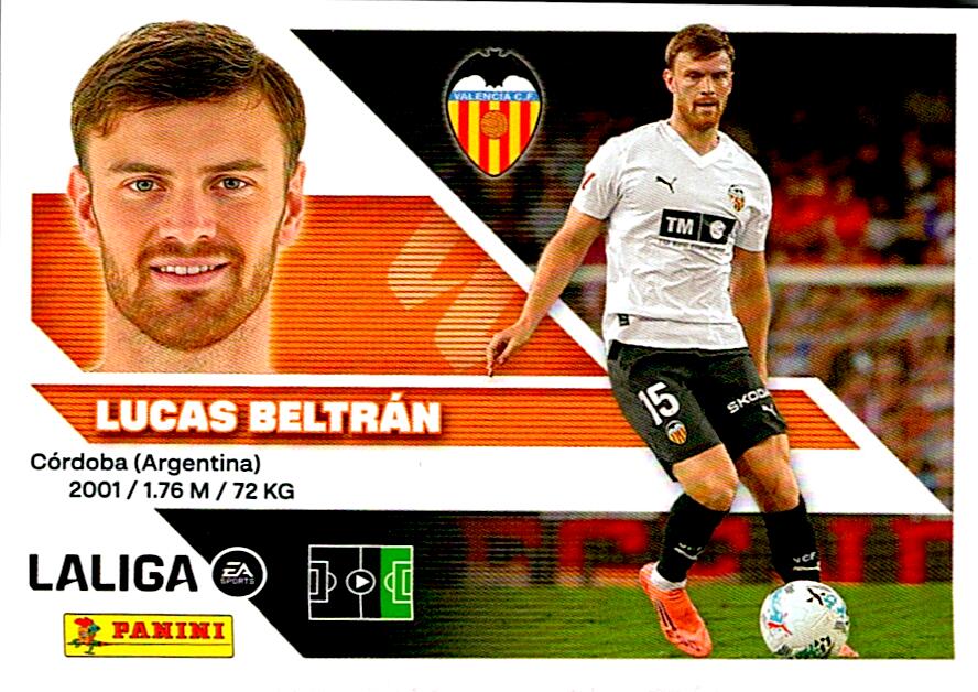 LIGA ESTE 2026/2027  VALENCIA CF LUCAS BELTRÁN Nº20B