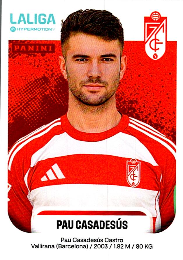 LALIGA HYPERMOTION 2025-26 PAU CASADESUS GRANADA Nº216A