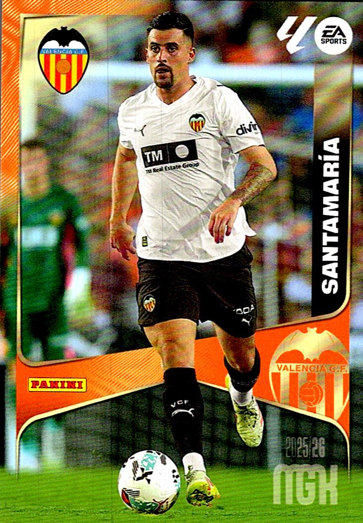 MEGACRACKS 2025/2026 SANTAMARIA VALENCIA CF Nº357 SEGUNDA EDICION
