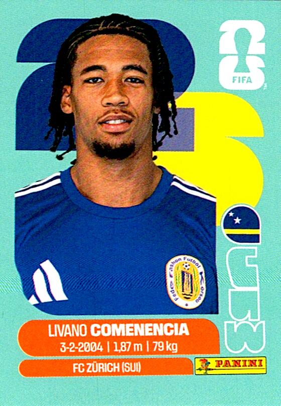 STICKERS FIFA WORLD CUP 2026 LIVANO COMENENCIA NºCUW 9