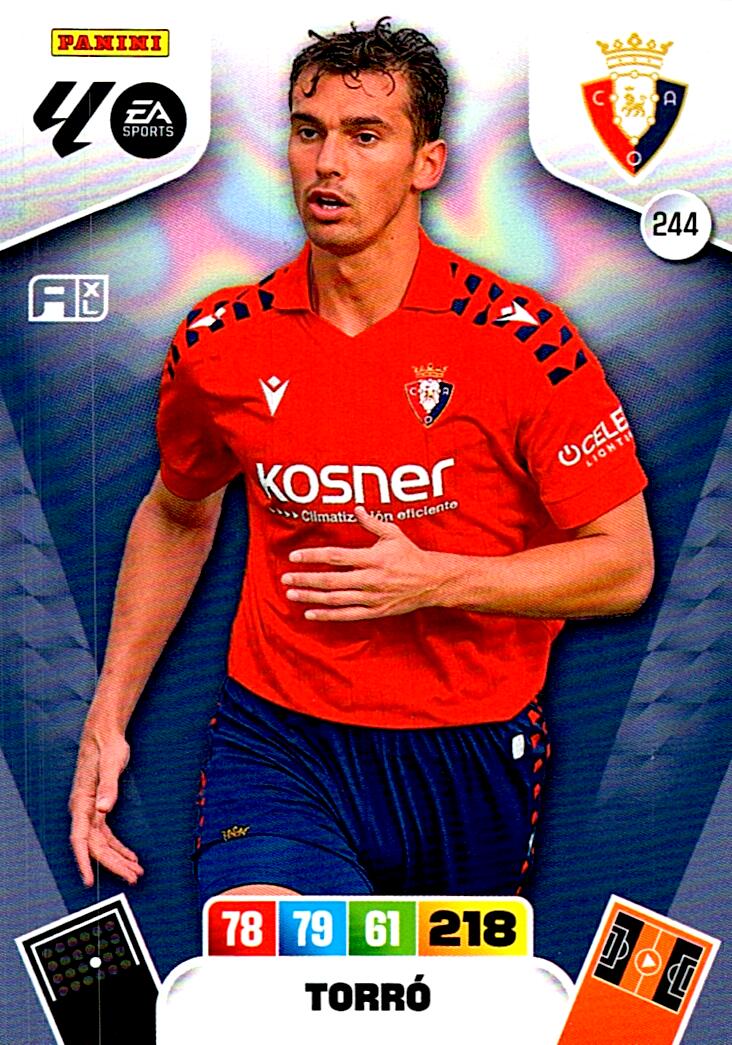 ADRENALYN LA LIGA 2025/2026 TORRO CA OSASUNA Nº244