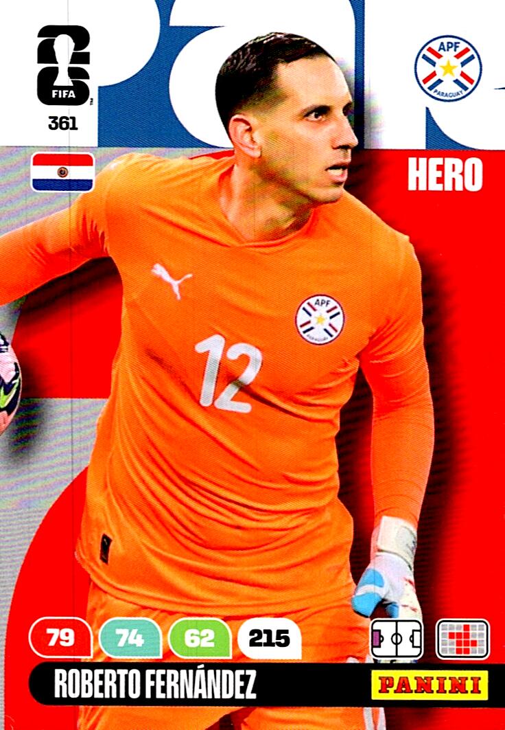 ADRENALYN WORLD CUP 2026 ROBERTO FERNANDEZ PARAGUAY Nº361