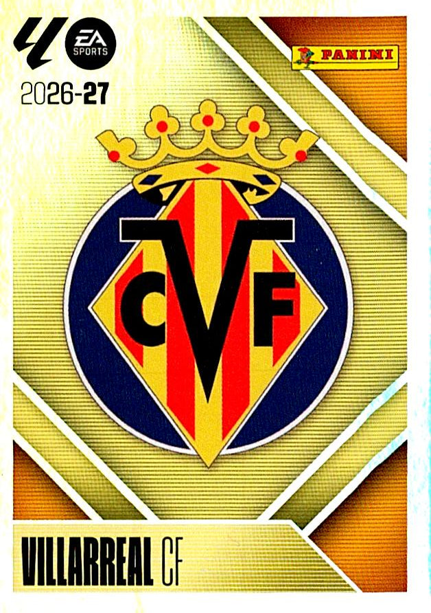 LIGA ESTE 2026/2027  VILLAREAL CF ESCUDO Nº1