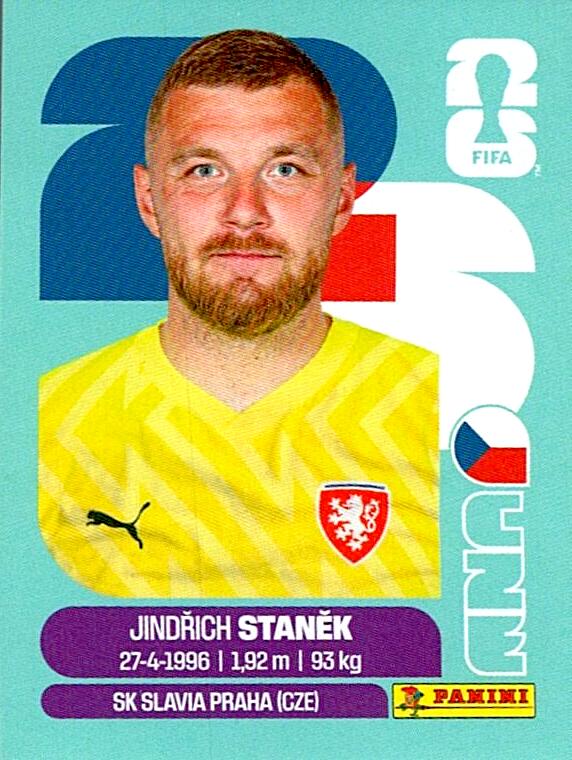 STICKERS FIFA WORLD CUP 2026 JINDRICH STANEK NºCZE 3