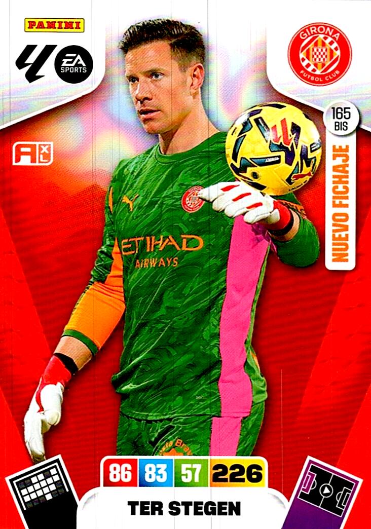 ADRENALYN LA LIGA 2025/2026 TER STEGEN NUEVO FICHAJE Nº165 BIS