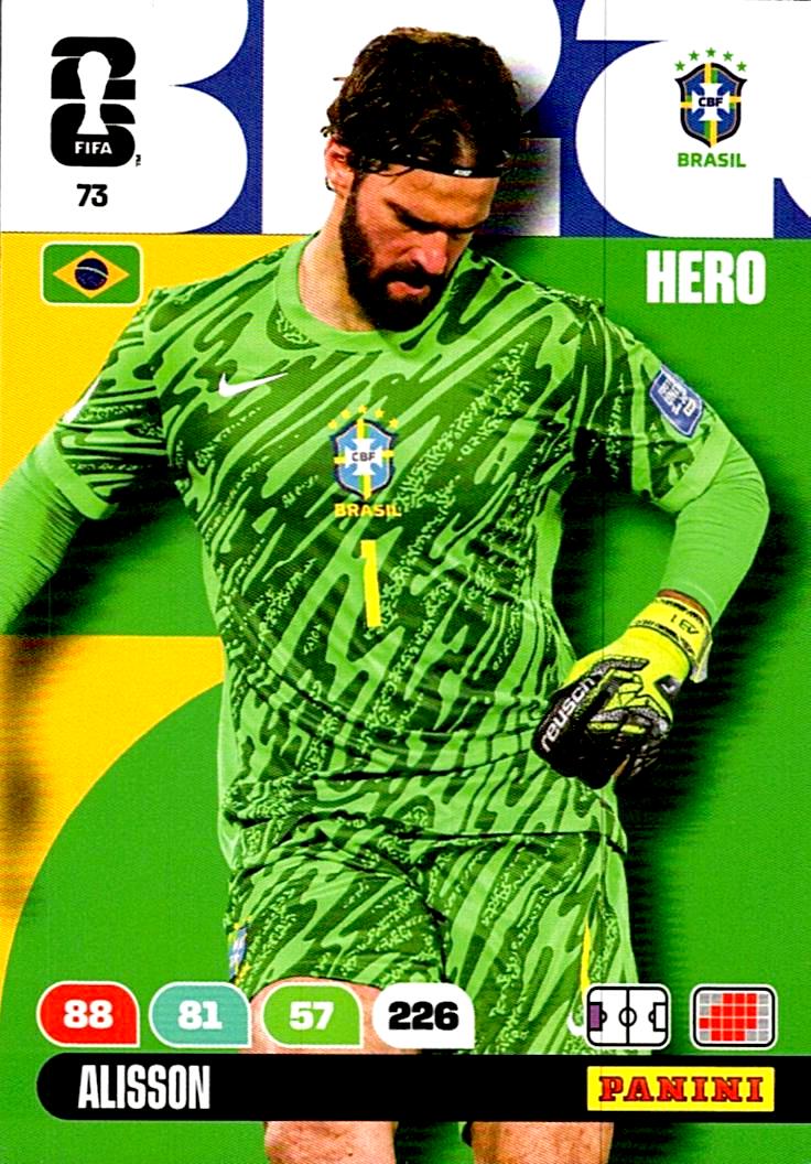 ADRENALYN WORLD CUP 2026 ALISSON BRAZIL Nº73