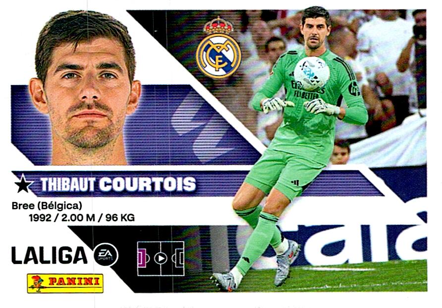 LIGA ESTE 2026/2027  REAL MADRID COURTOIS Nº3