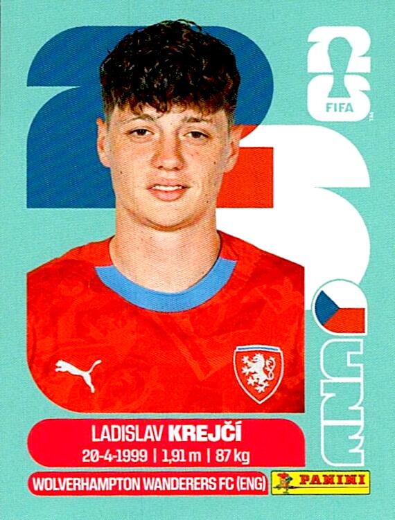 STICKERS FIFA WORLD CUP 2026 LADISLAV KREJCI NºCZE 4