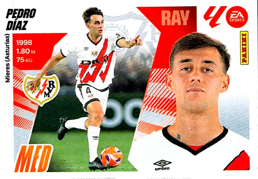 LIGA ESTE 2025/2026 RAYO VALLECANO PEDRO DIAZ Nº13