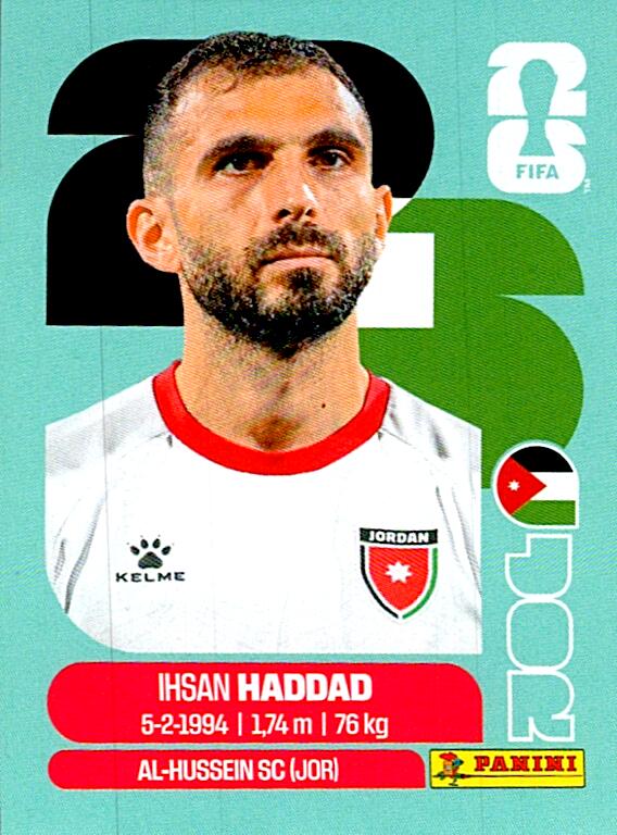 STICKERS FIFA WORLD CUP 2026 IHSAN HADDAD NºJOR 3