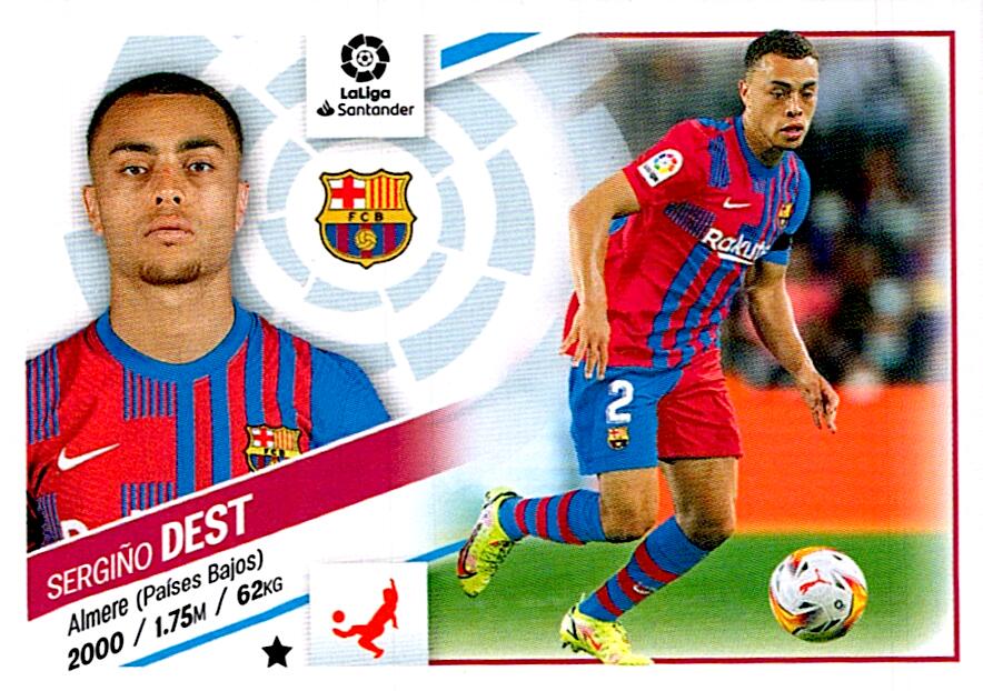 Cromo Liga Este 2022/2023 DEST FC BARCELONA Nº5