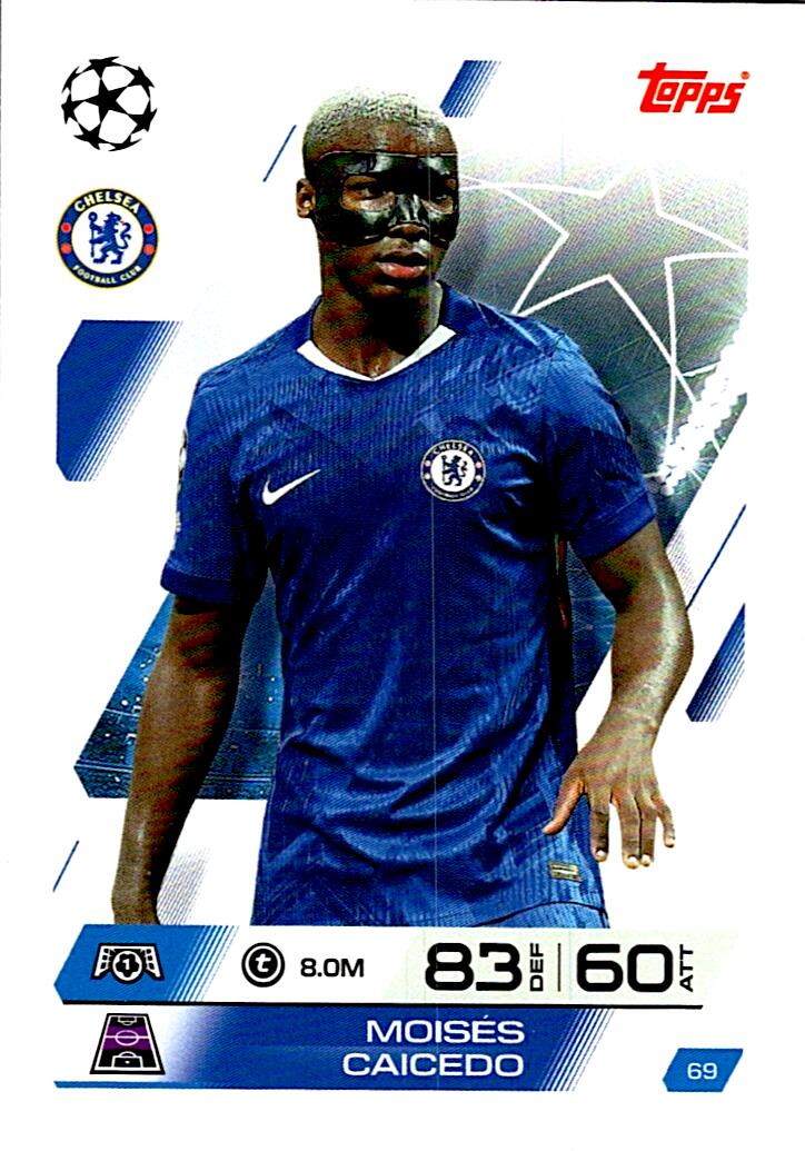 MATCH ATTAX CHAMPIONS LEAGUE 2025/2026 MOISES CAICEDO Nº69