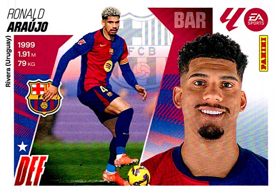 LIGA ESTE 2025/2026 FC BARCELONA ARAUJO Nº8A