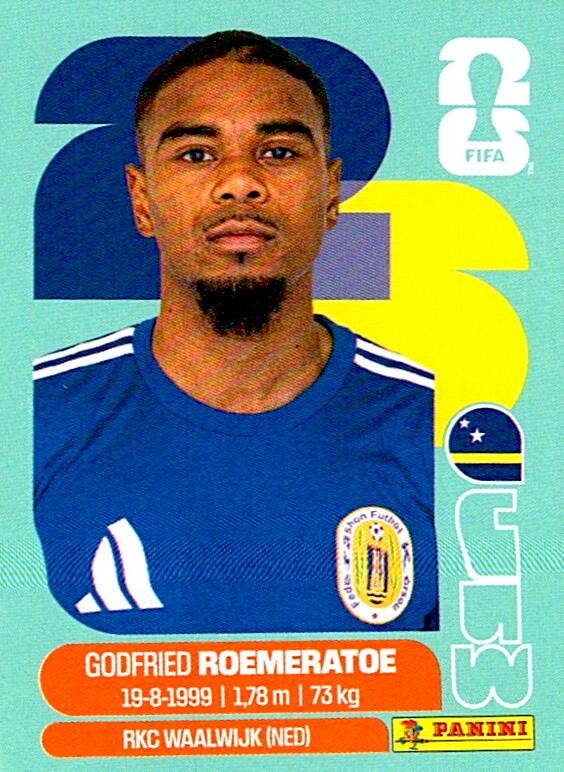 STICKERS FIFA WORLD CUP 2026 GODFRIED ROEMERATOE NºCUW 10