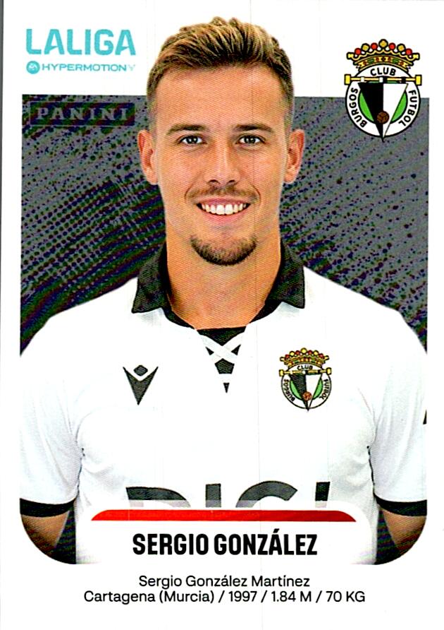 LALIGA HYPERMOTION 2025-26 SERGIO GONZALEZ BURGOS Nº64B