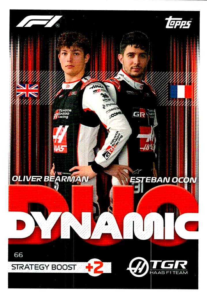 TURBO ATTAX FORMULA 1 2026 OLIVER BEARMAN & ESTEBAN OCON Nº66