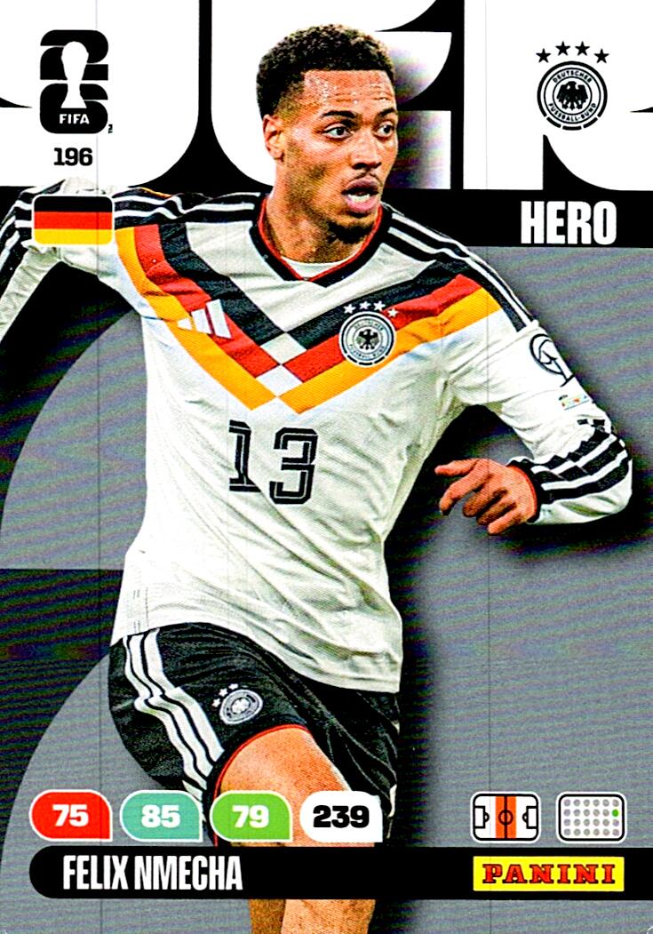 ADRENALYN WORLD CUP 2026 FELIX NMECHA GERMANY Nº196