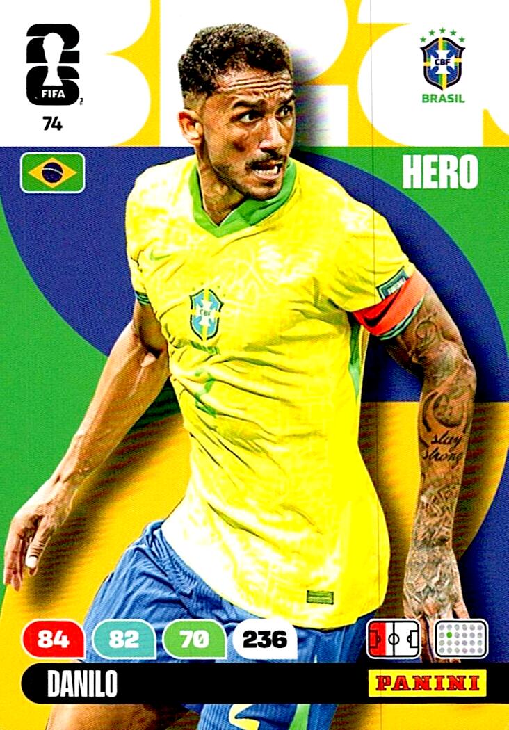 ADRENALYN WORLD CUP 2026 DANILO BRAZIL Nº74