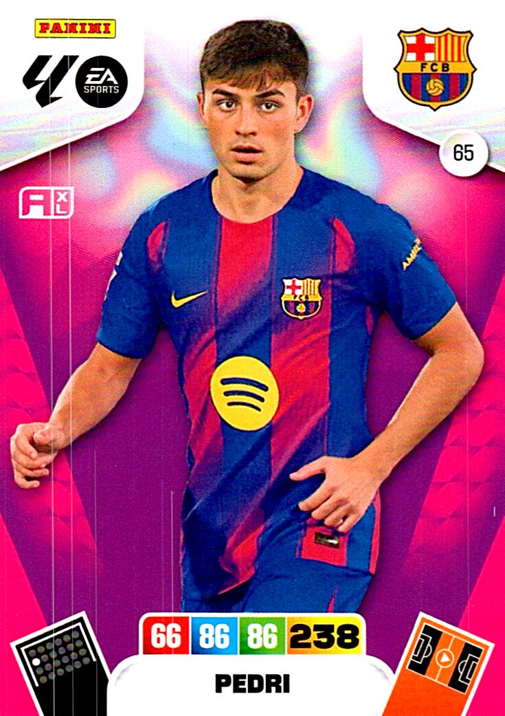 ADRENALYN LA LIGA 2025/2026 PEDRI FC BARCELONA Nº65