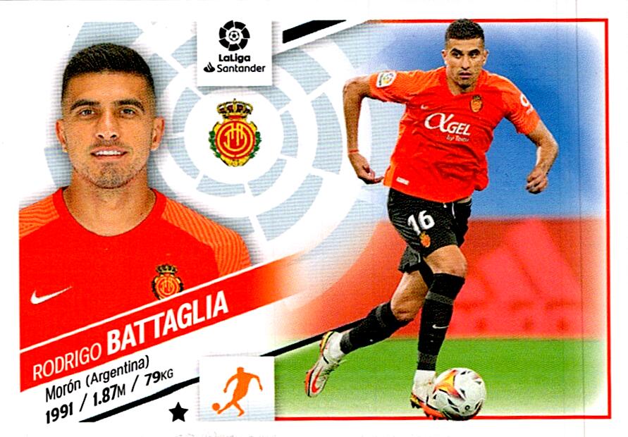 Cromo Liga Este 2022/2023 BATTAGLIA COLOCA Nº15BIS SEGUNDA EDICION