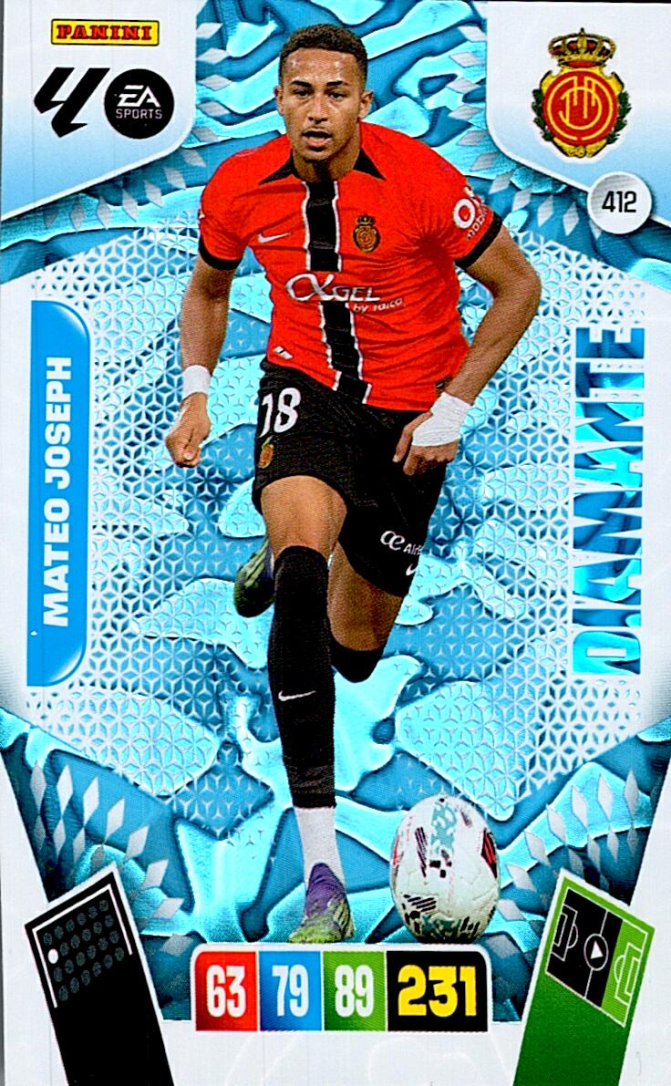 ADRENALYN LA LIGA 2025/2026 MATEO JOSEPH DIAMANTE Nº412