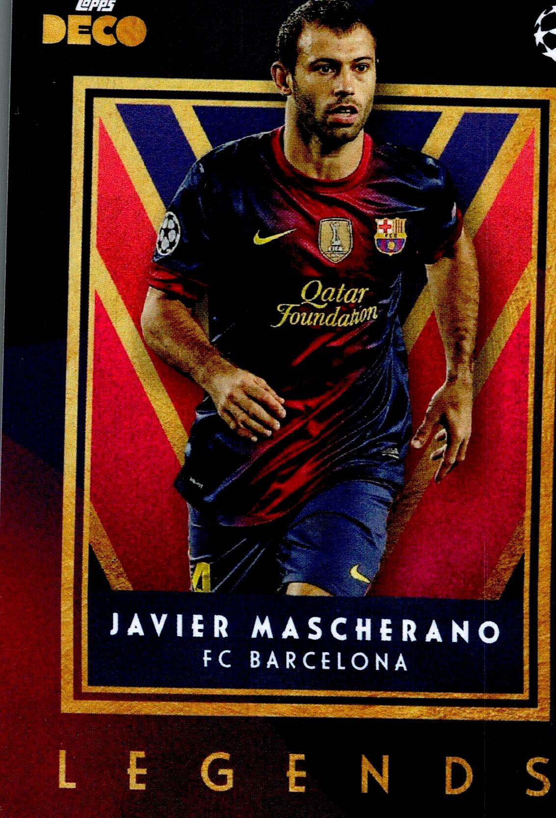 TOPPS DECO 2022/2023 MASCHERANO LEGENDS