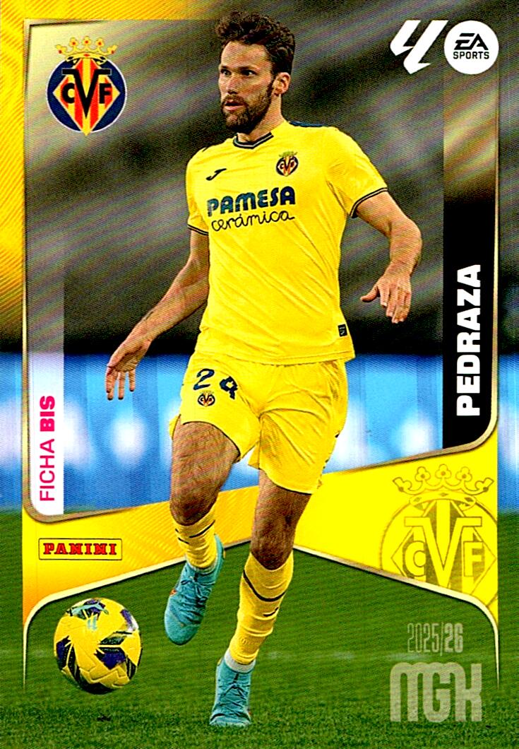 MEGACRACKS 2025/2026 PEDRAZA VILLARREAL CF Nº368BIS TERCERA EDICION