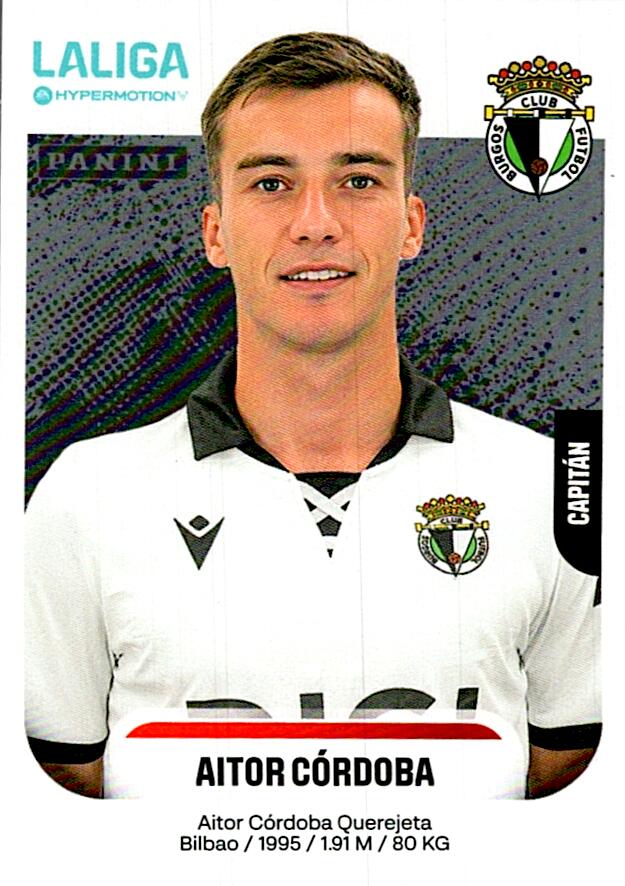 LALIGA HYPERMOTION 2025-26 AITOR CORDOBA BURGOS Nº65